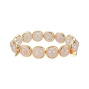 Mystic Rose Quartz Gemstone Bead Bracelet 10 mm