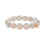 Mystic Rose Quartz Gemstone Bead Bracelet 10 mm