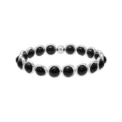 Onyx Gemstone Beaded Bracelet (men's)