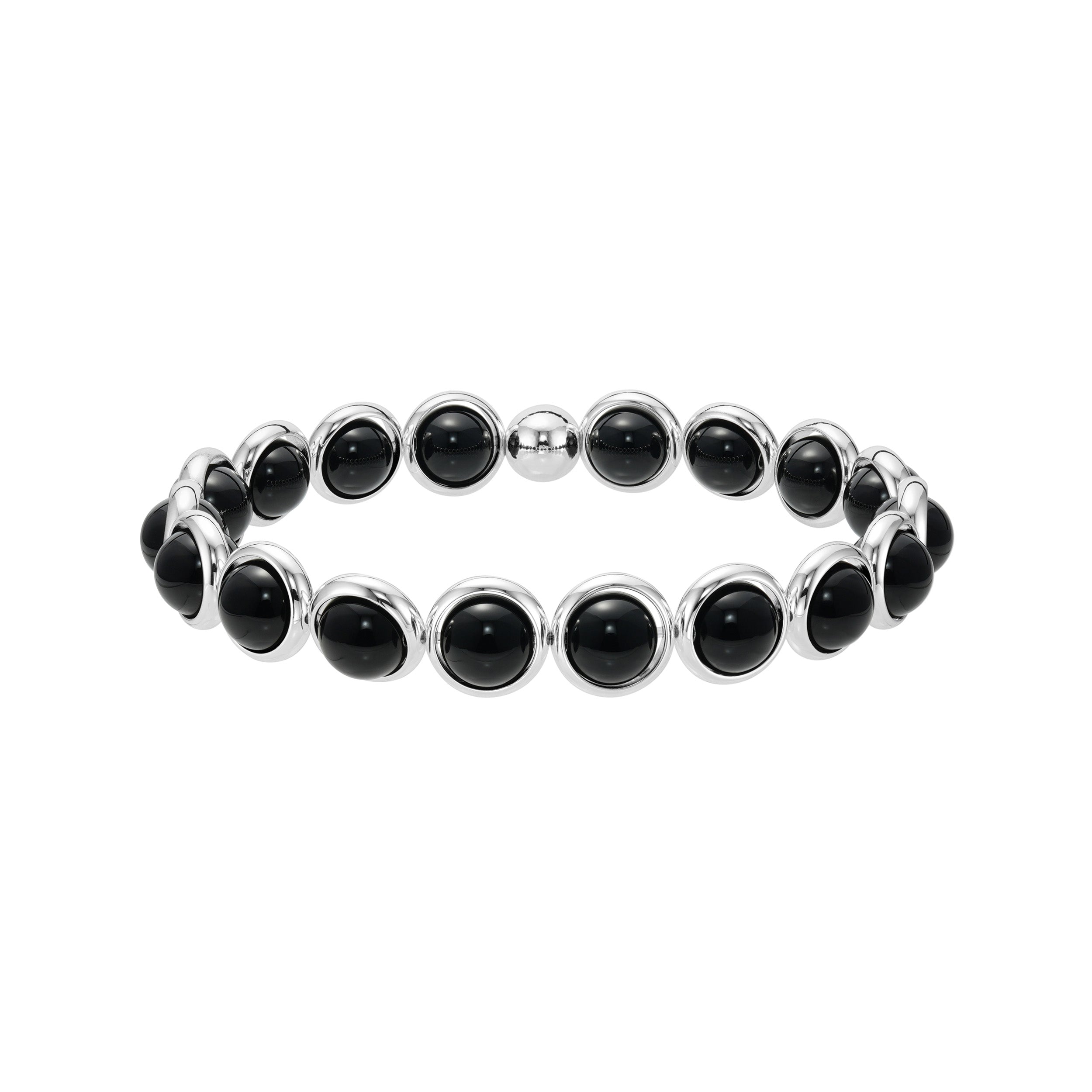 Onyx Gemstone Beaded Bracelet (men's)