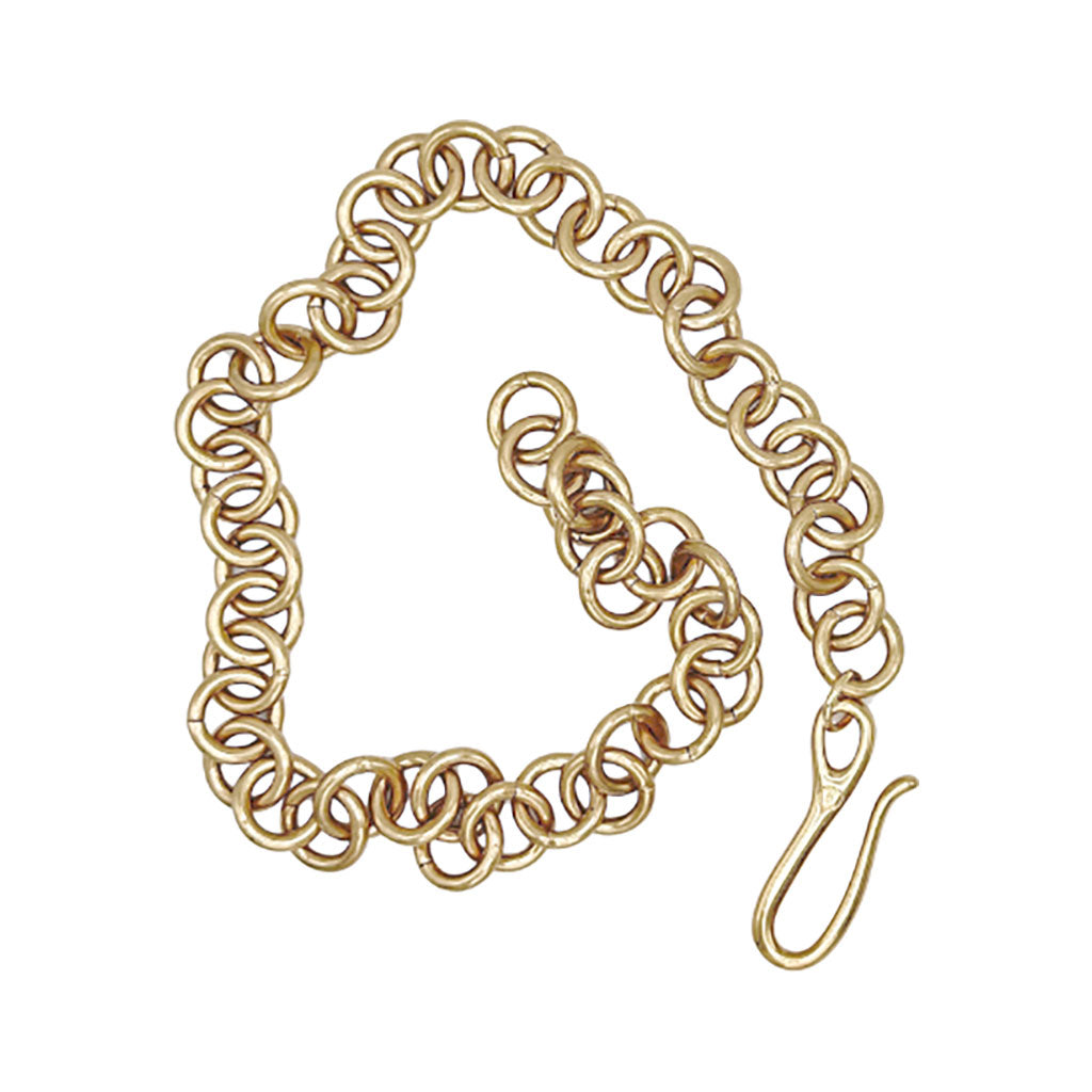 Round Link Chain with Large Fishhook Clasp