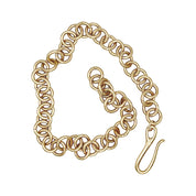 Round Link Chain with Large Fishhook Clasp