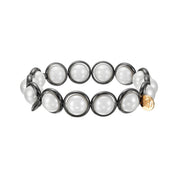Shell Pearl Polished Gemstone Bead Bracelet 10 mm