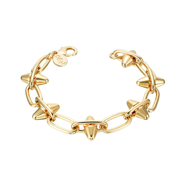 BRETT LAUREN Spike Chain Link Bracelet