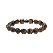 Tiger Eye Faceted Mini Gemstone Bead Bracelet 6 mm