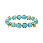 Turquoise Gemstone Bead Bracelet 8 mm
