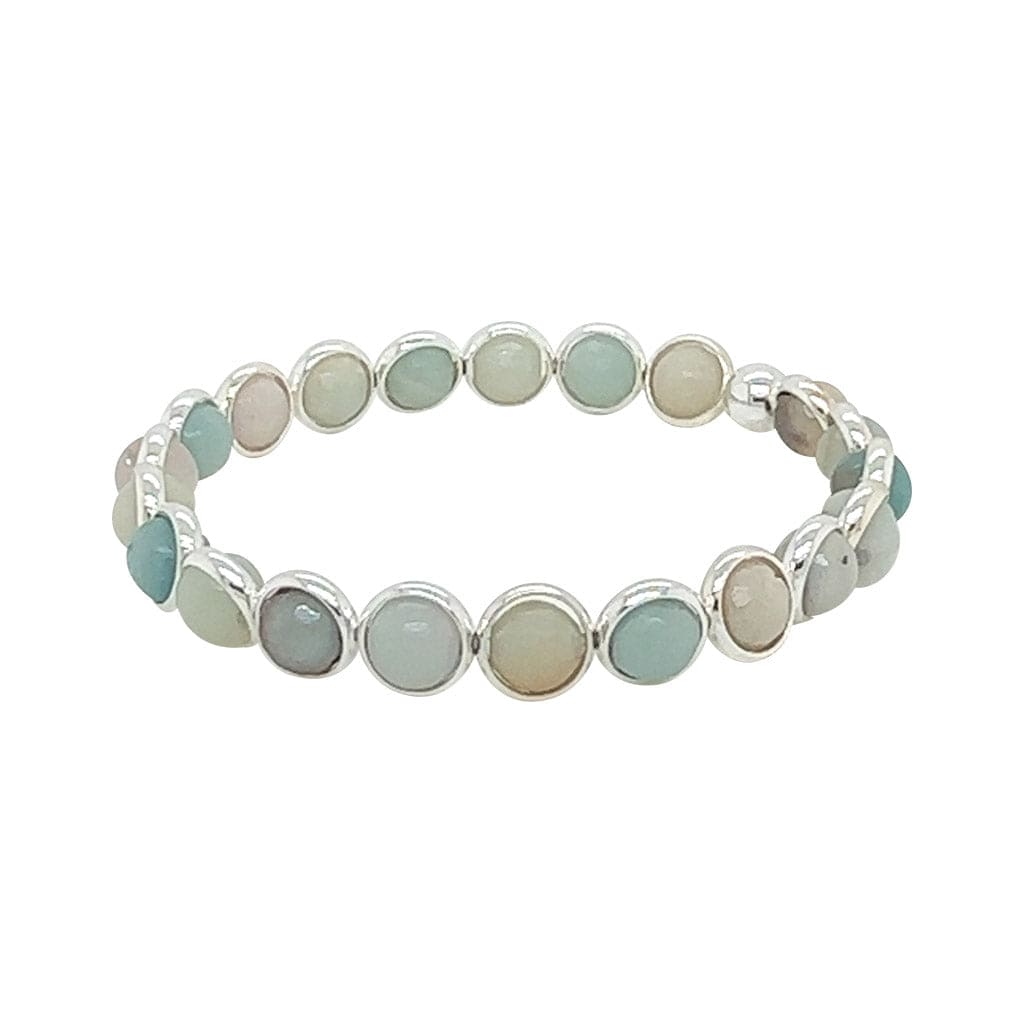 BRETT LAUREN BRACELETS Amazonite Mini Gemstone Bead Bracelet (website only)