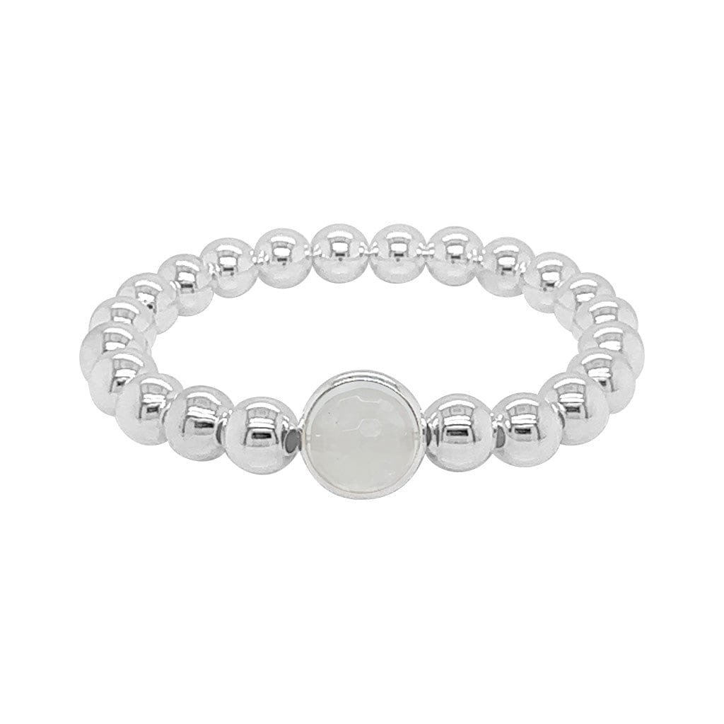 BRETT LAUREN BRACELETS Angola Quartz Single Gemstone Bead Bracelet 8 mm