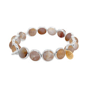 BRETT LAUREN BRACELETS Australian Agate Gemstone Bead Bracelet 8 mm