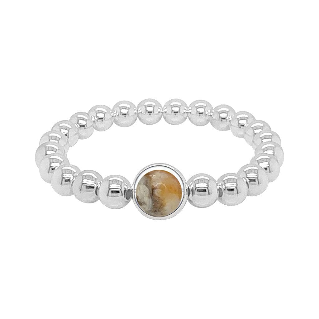 BRETT LAUREN BRACELETS Australian Agate Single Gemstone Bead Bracelet