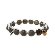 BRETT LAUREN Bracelets Brown Labradorite Gemstone Bead Bracelet 8 mm