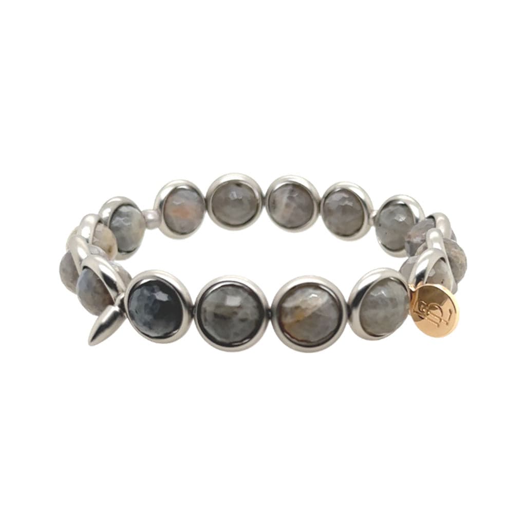 BRETT LAUREN Bracelets Brown Labradorite Gemstone Bead Bracelet 8 mm