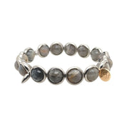 BRETT LAUREN Bracelets Brown Labradorite Gemstone Bead Bracelet 8 mm
