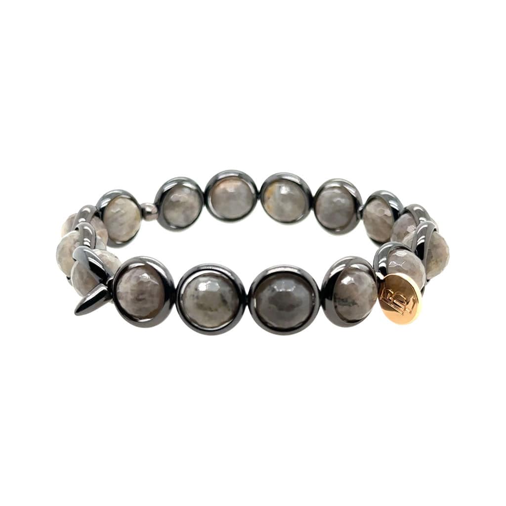 BRETT LAUREN Bracelets Brown Labradorite Gemstone Bead Bracelet 8 mm