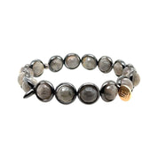 BRETT LAUREN Bracelets Brown Labradorite Gemstone Bead Bracelet 8 mm