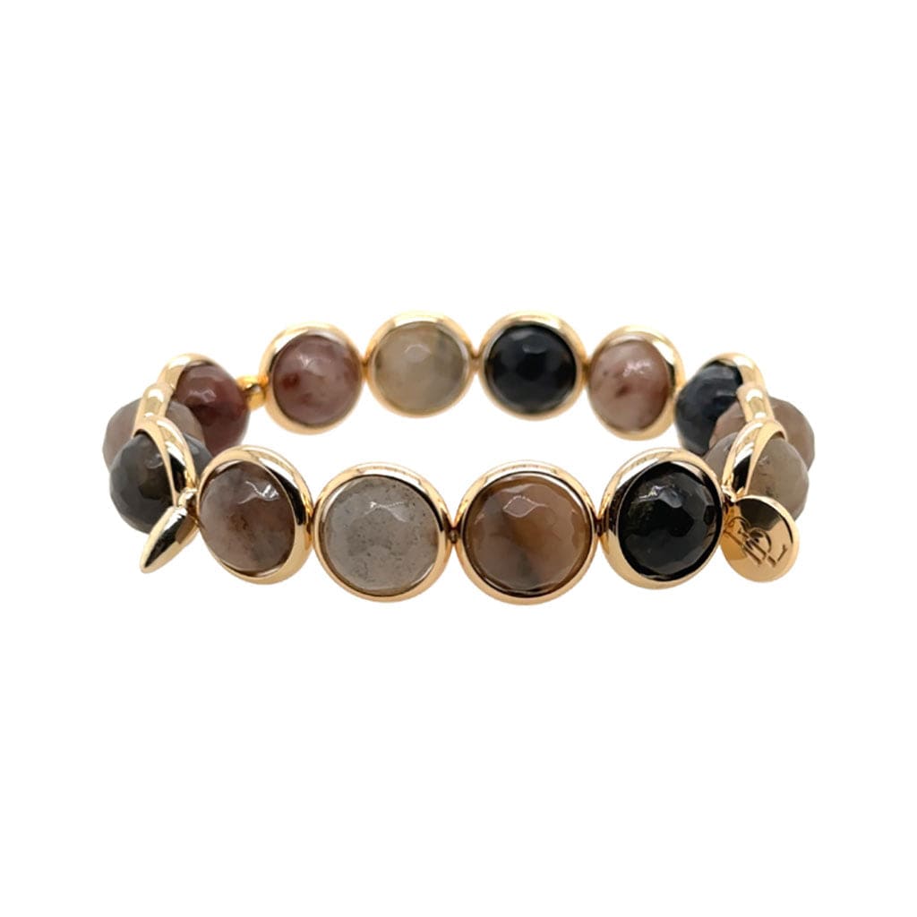 BRETT LAUREN Bracelets Chinese Tourmaline Gemstone Bead Bracelet 10 mm