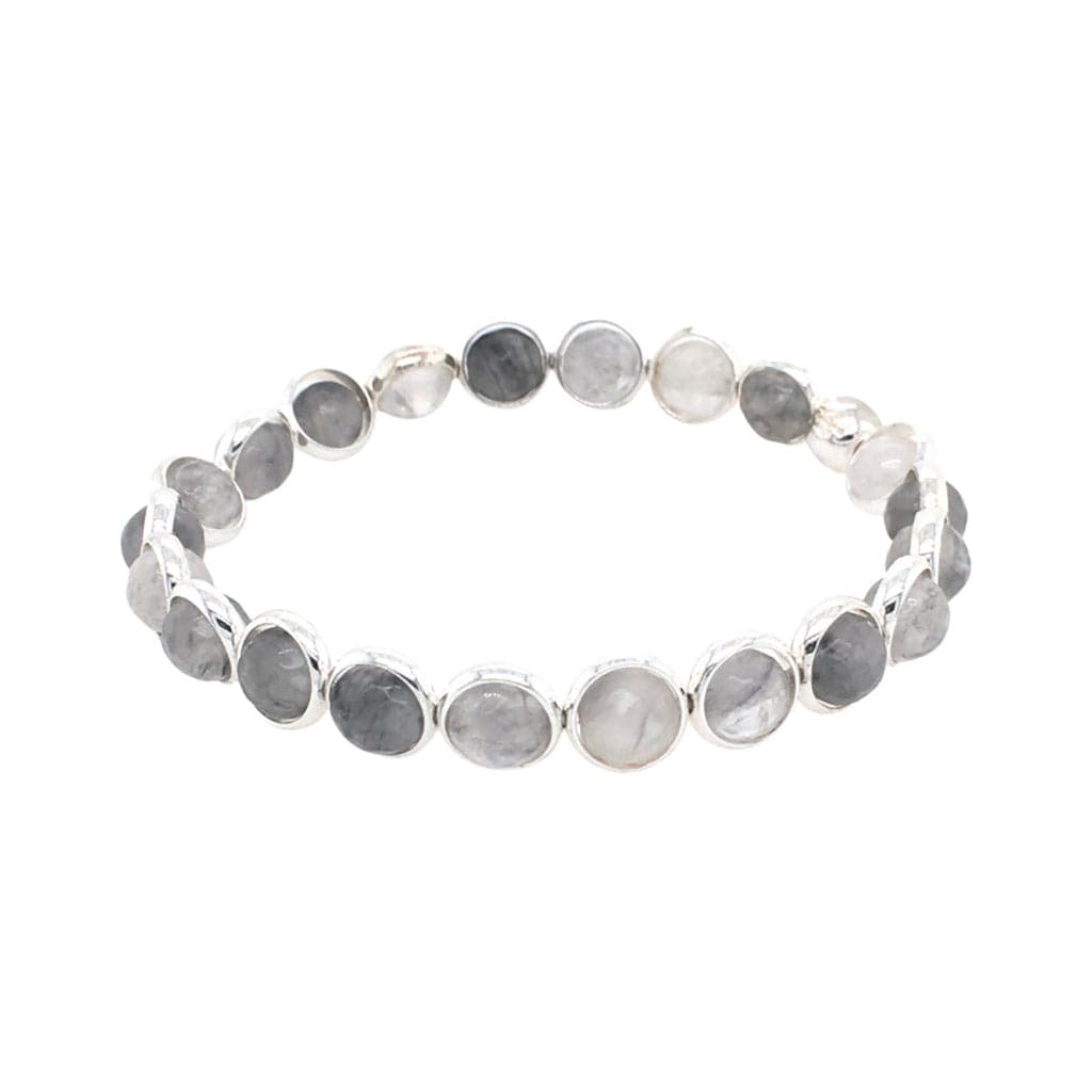 BRETT LAUREN Bracelets Cloudy Quartz Mini Gemstone Bead Bracelet (website only)