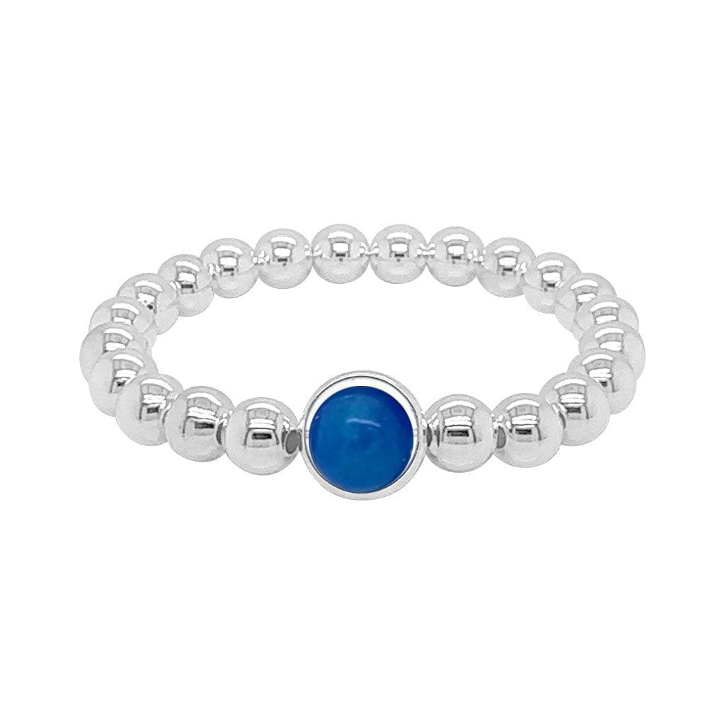 BRETT LAUREN BRACELETS Cobalt Jade Single Gemstone Bead Bracelet