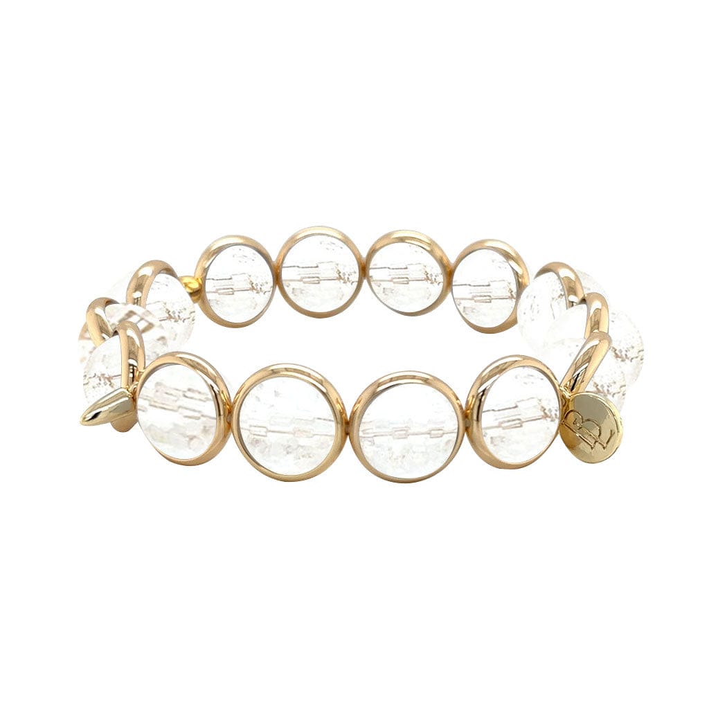 BRETT LAUREN Bracelets Crystal Gemstone Bead Bracelet 10 mm