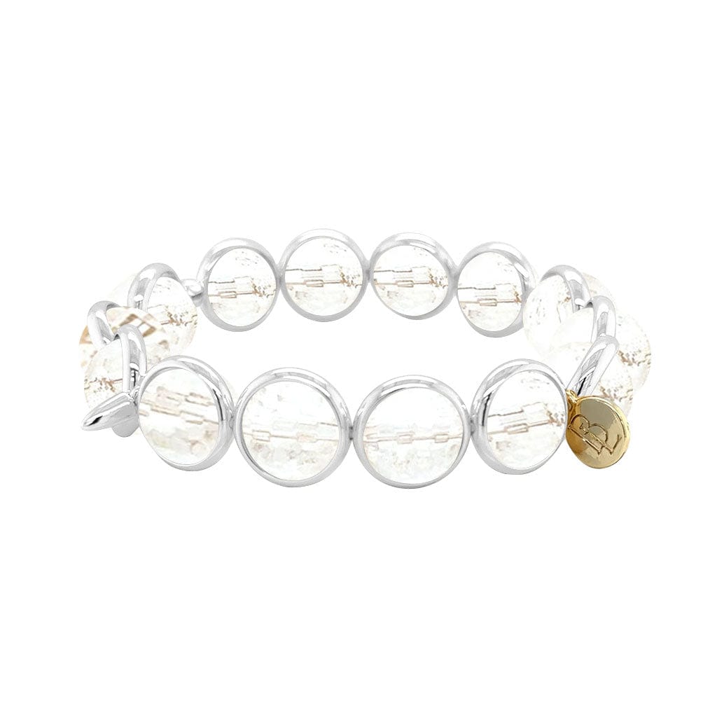 BRETT LAUREN Bracelets Crystal Gemstone Bead Bracelet 10 mm