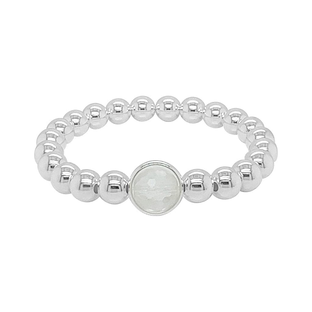 BRETT LAUREN Bracelets Crystal Single Gemstone Bead Bracelet