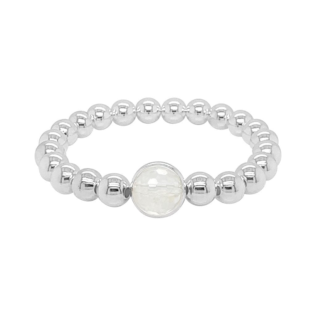 BRETT LAUREN BRACELETS Crystal Single Gemstone Bead Bracelet 8 mm