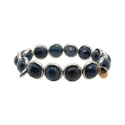BRETT LAUREN Bracelets Dumortierite Gemstone Bead Bracelet 10 mm
