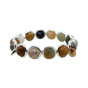 BRETT LAUREN Bracelets Floral Quartz Gemstone Bead Bracelet 10 mm