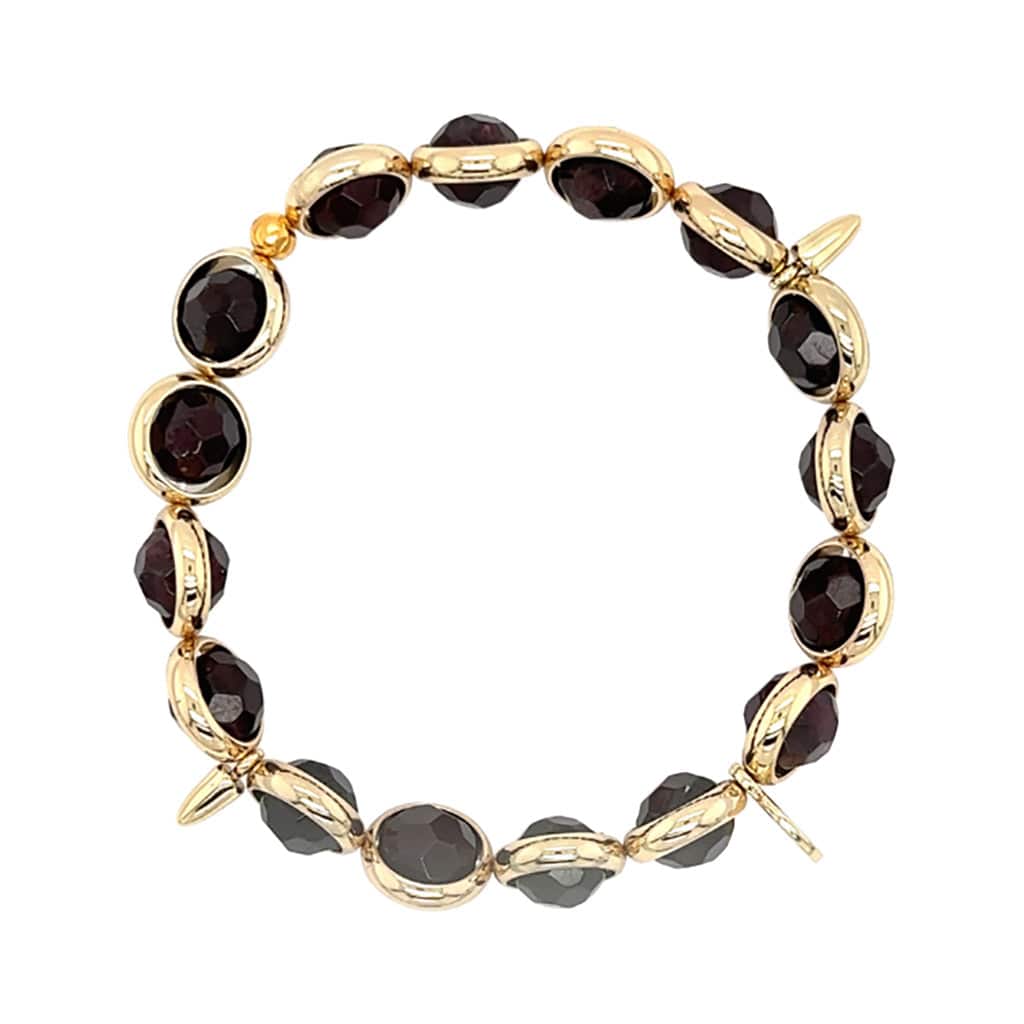BRETT LAUREN Bracelets Garnet Gemstone Bead Bracelet
