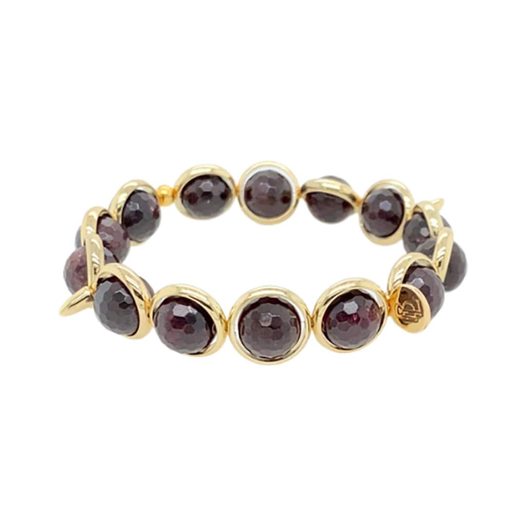 BRETT LAUREN Bracelets Garnet Gemstone Bead Bracelet