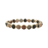 Chinese Tourmaline Faceted Mini Gemstone Bead Bracelet 6 mm (website only)