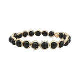 Faceted Onyx Mini Gemstone Bead Bracelet (website only) 6 mm