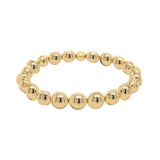 Lyn Gold or Silver Mini Bead Bracelet (website only) 6 mm
