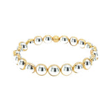 Natalie Gold and Silver Mini Bead Bracelet (website only) 6 mm