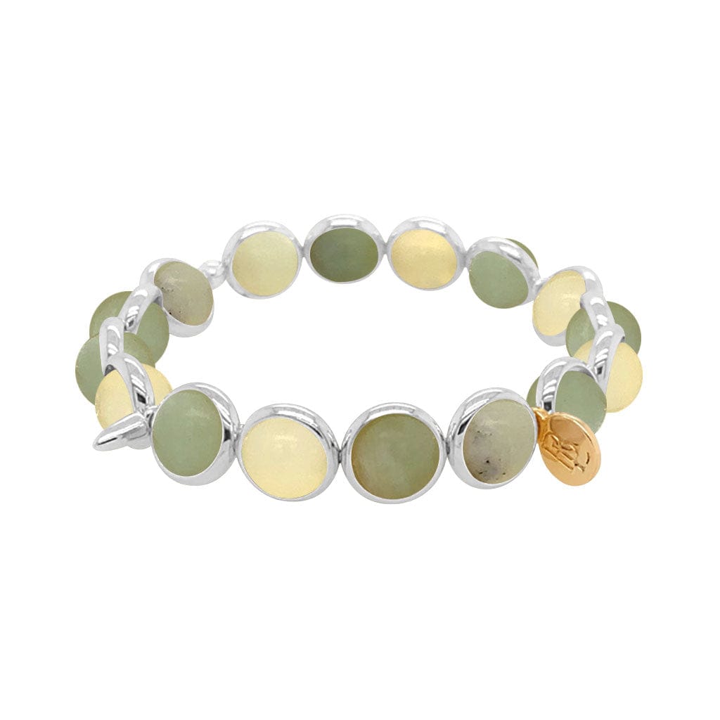 BRETT LAUREN BRACELETS Honey Jade Gemstone Bead Bracelet 8 mm