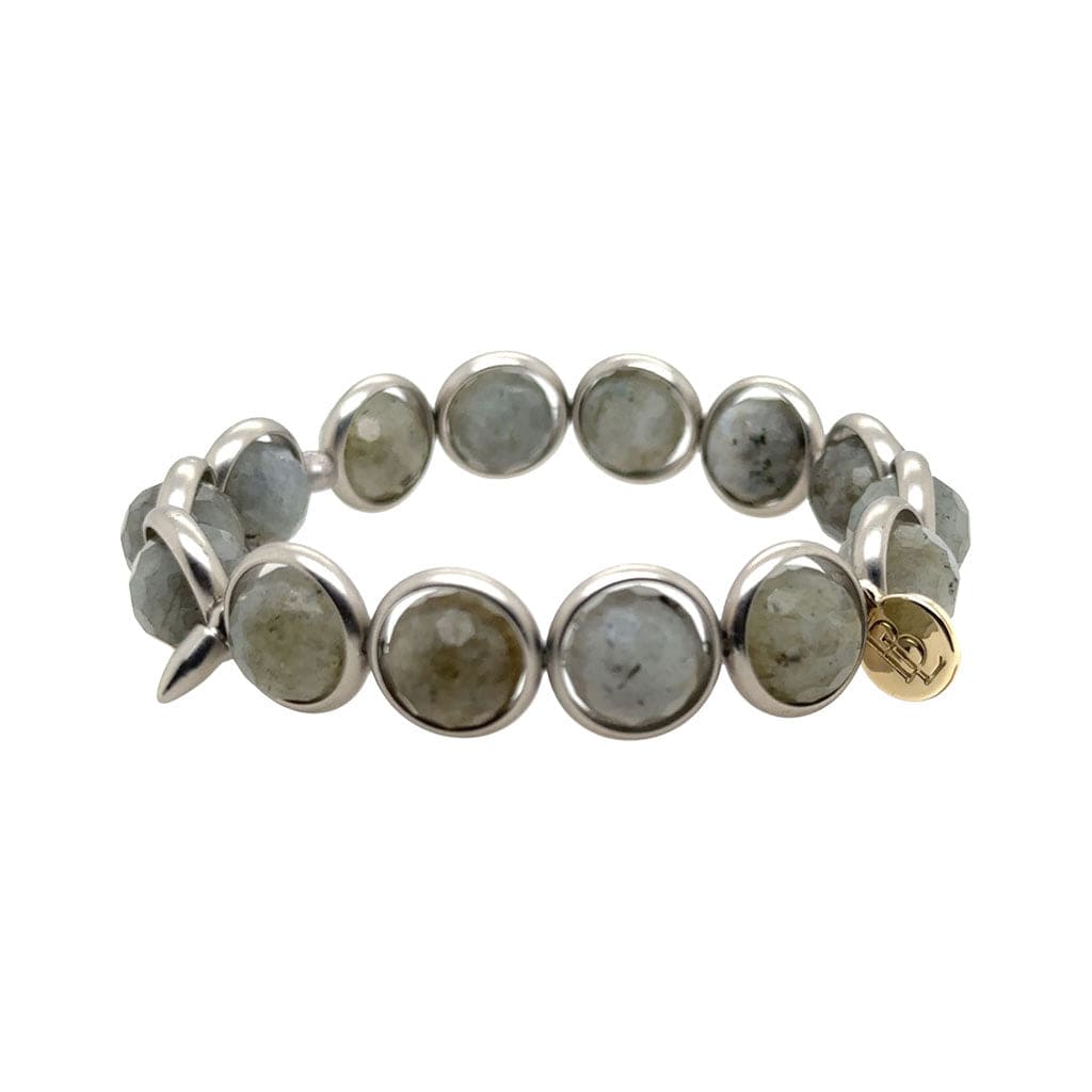 BRETT LAUREN Bracelets Labradorite Gemstone Bead Bracelet 10 mm