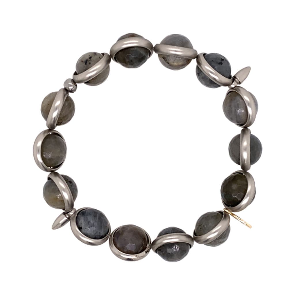 BRETT LAUREN Bracelets Labradorite Gemstone Bead Bracelet