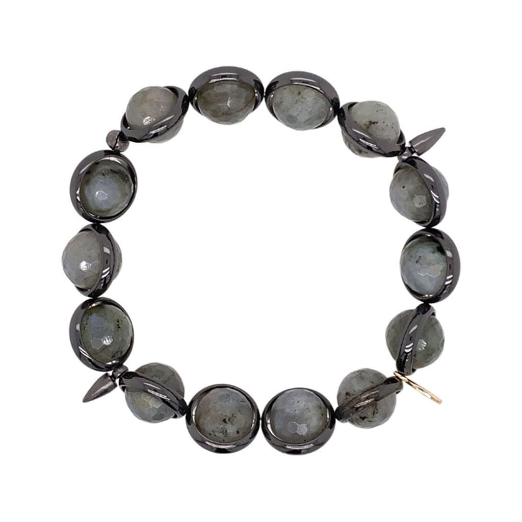 BRETT LAUREN Bracelets Labradorite Gemstone Bead Bracelet