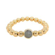 BRETT LAUREN BRACELETS Labradorite Single Gemstone Bead Bracelet 8 mm