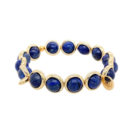 BRETT LAUREN Bracelets Lapis Gemstone Bead Bracelet