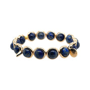BRETT LAUREN Bracelets Lapis Gemstone Bead Bracelet 8 mm