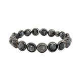 Larvikite Beaded Bracelet (men's)