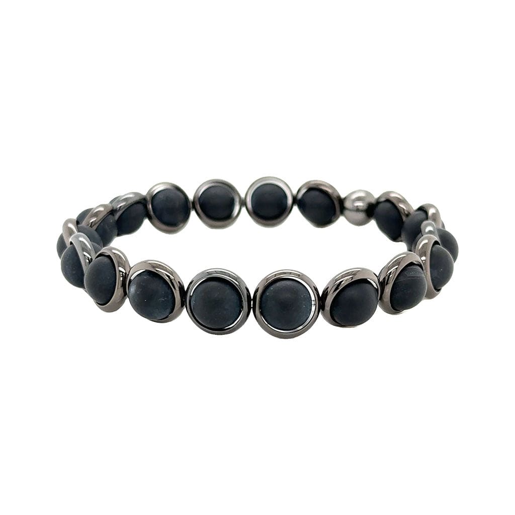BRETT LAUREN BRACELETS Matte Onyx Beaded Bracelet (men's) 8 mm