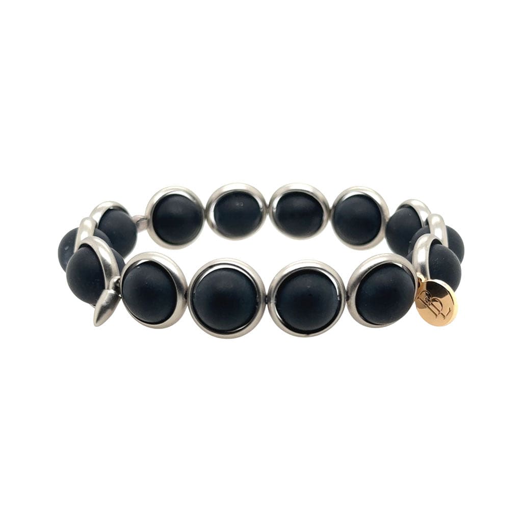 BRETT LAUREN BRACELETS Matte Onyx Gemstone Bead Bracelet 10 mm