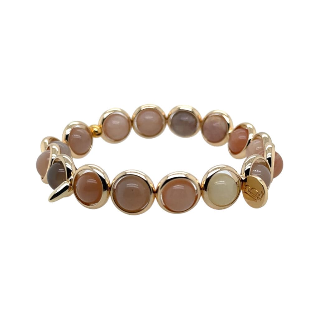 BRETT LAUREN Bracelets Moonstone Gemstone Bead Bracelet 8 mm