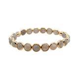 Moonstone Polished Mini Gemstone Bead Bracelet 6 mm (website only)