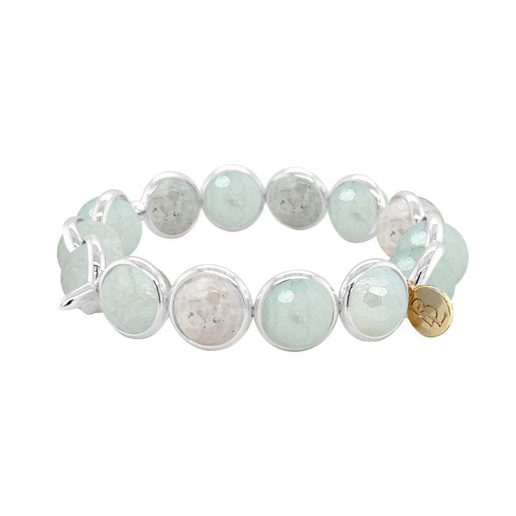 BRETT LAUREN BRACELETS Mystic Amazonite Gemstone Bead Bracelet 10 mm