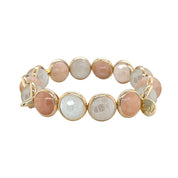 BRETT LAUREN BRACELETS Mystic Pink Aventurine Gemstone Bead Bracelet 10 mm