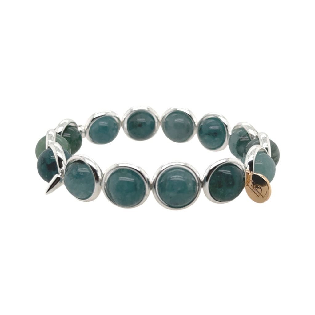 BRETT LAUREN Bracelets Other Green Jade Gemstone Bead Bracelet 10 mm