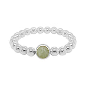 BRETT LAUREN BRACELETS Serpentine Jade Single Gemstone Bead Bracelet